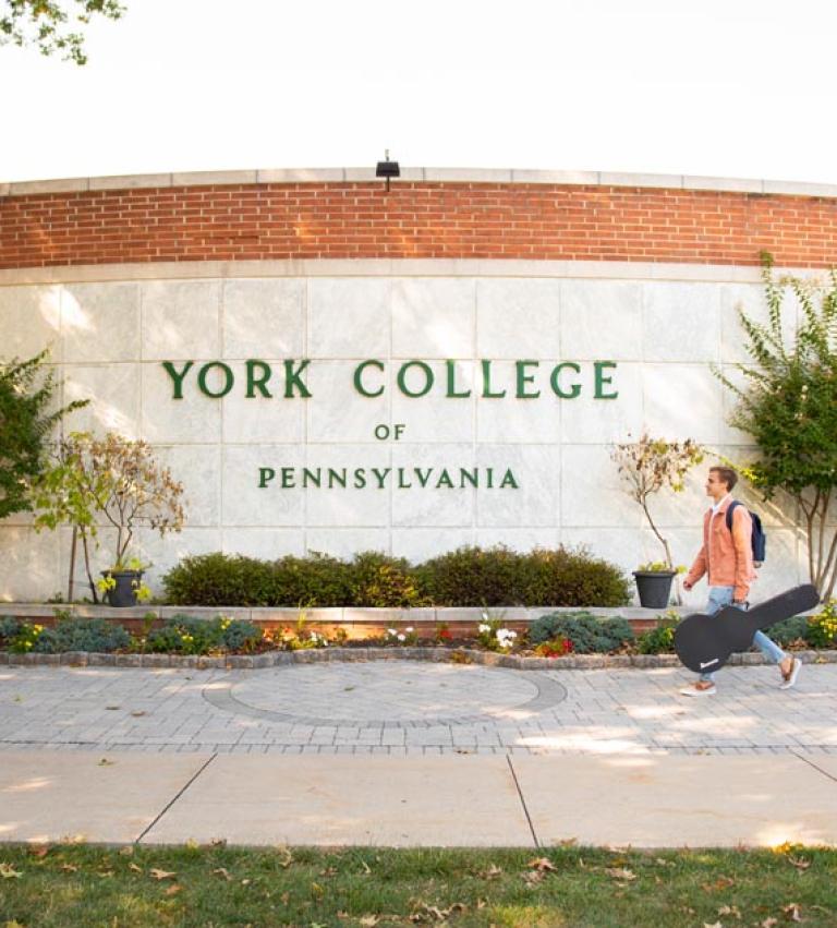 York College Sign