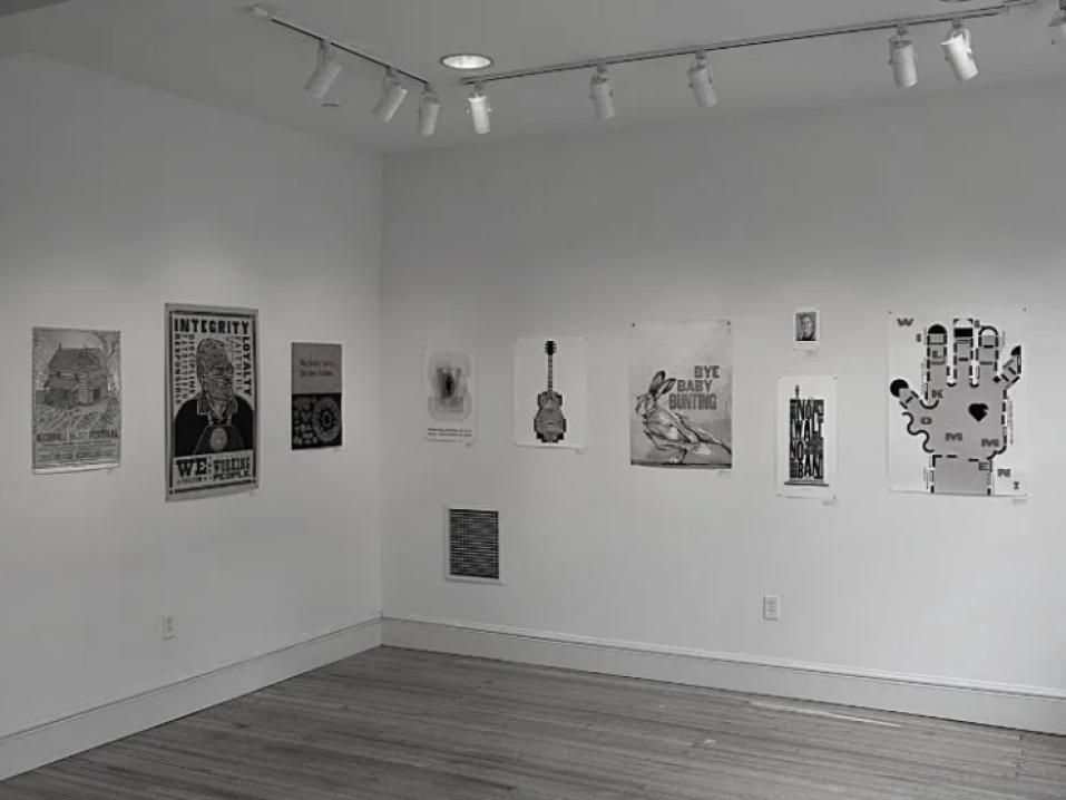 The Marketview Art Gallery on display.