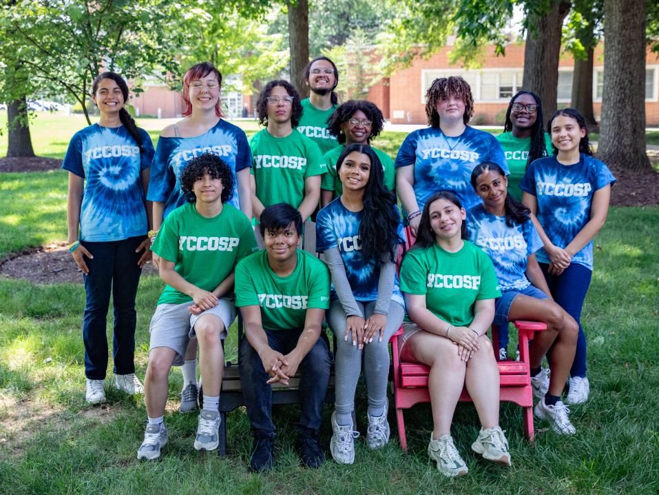YCCOSP students pose for a group photo outside