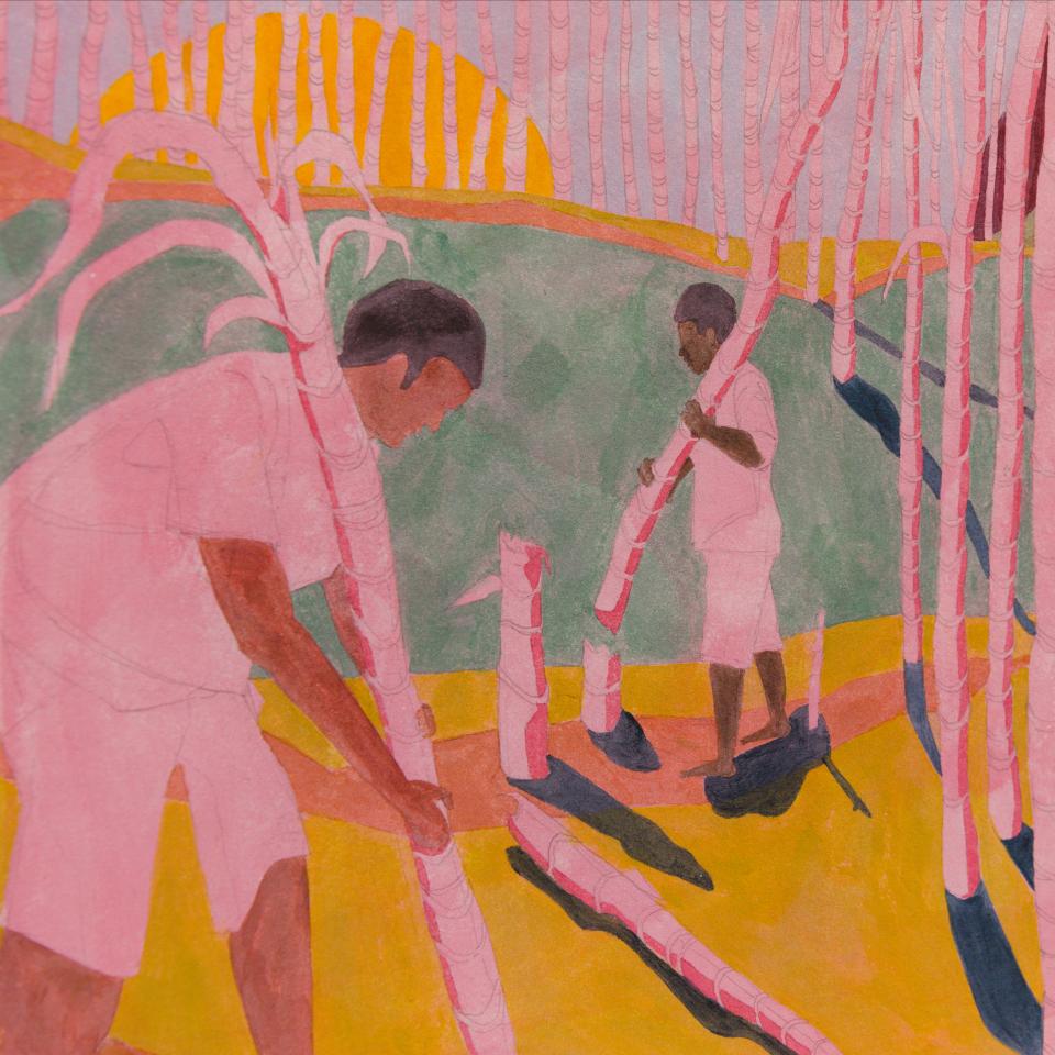 A painting by Gabriel Sanchez Carpio