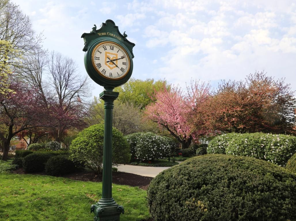 York College Clock on main campus