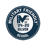 Military Friendly School logo - '24-25 Silver