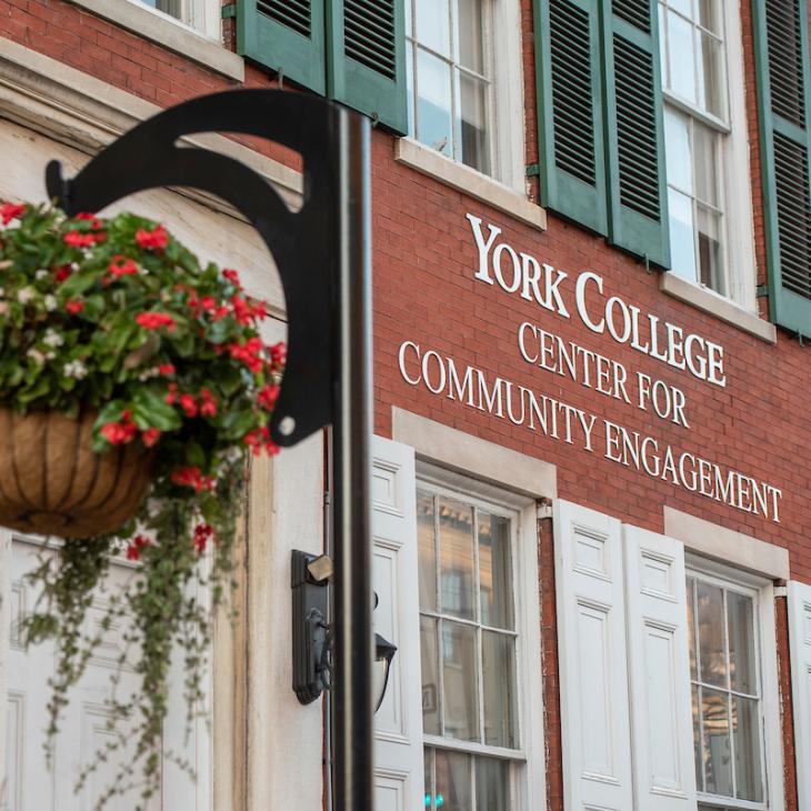 Exterior of Center for Community Engagement.