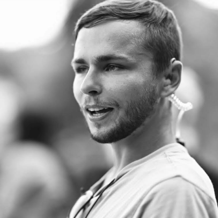 Image of Joey Snyder on the set of "Maybe We Should"